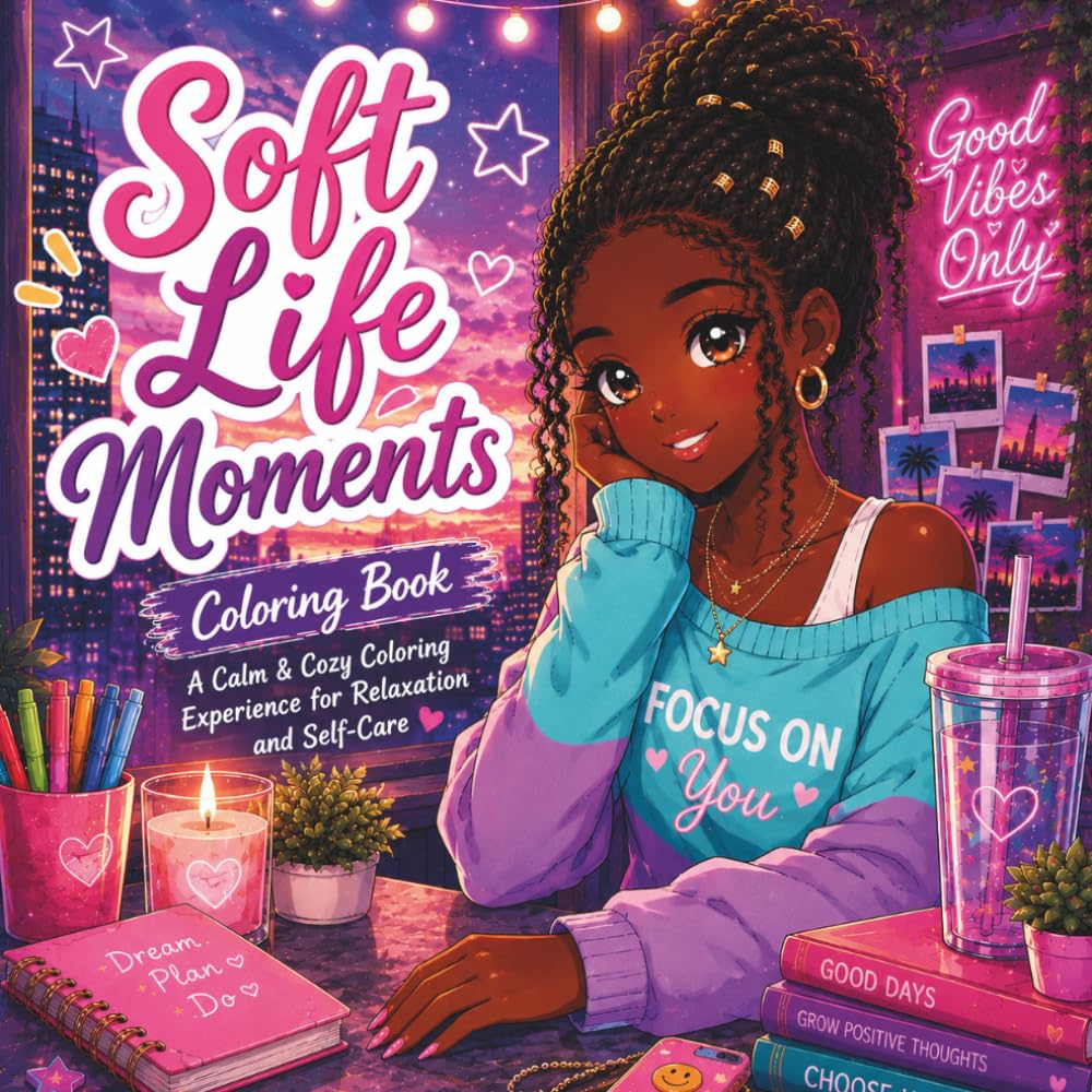 Soft Life Moments Coloring Book: A Calm & Cozy Coloring Experience for Relaxation and Self-Care