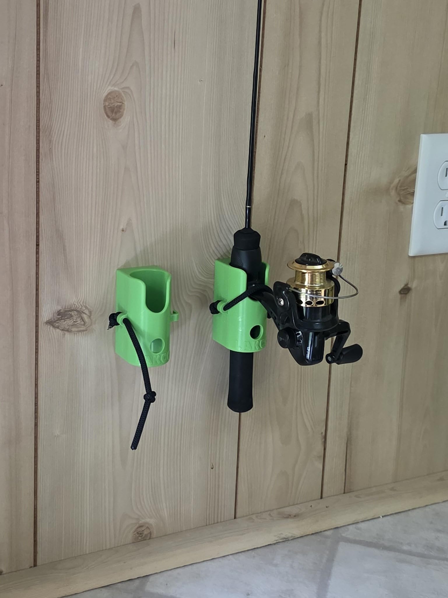 Amazon.com: LAKCO Screw Mount Fishing Rod Holder Durable ABS Plastic with Elastic Securing Strap, for Boat, Ice House, or Garage (Green, 1) : Sports & Outdoors Amazon.com: LAKCO Screw Mount Fishing Rod Holder Durable ABS Plastic with Elastic Securing Strap, for Boat, Ice House, or Garage (Green, 1) : Sports & Outdoors