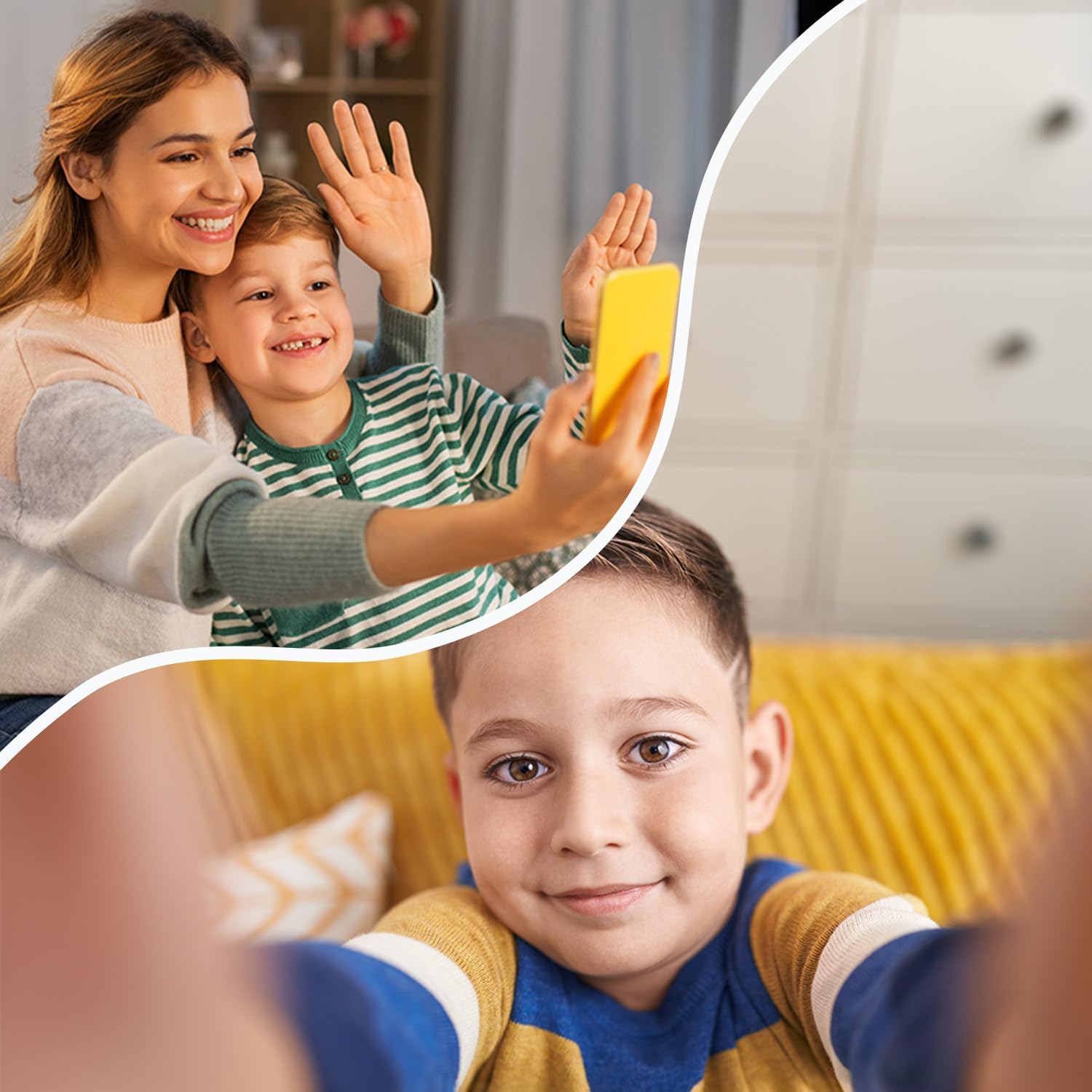 Close-up of the FOREVER Kids Look Me! 3 KW-520 Smartwatch display showing the time and date.