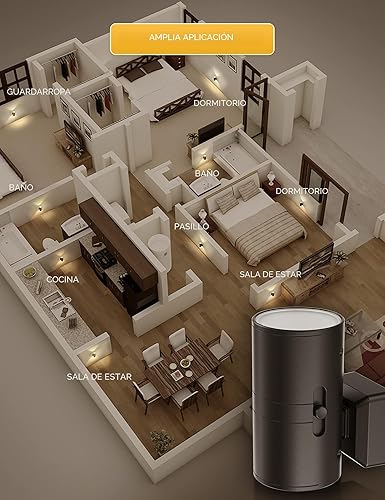 Miniatura 7 de L LOHAS LED Luz nocturna enchufable, luces nocturnas modernas enchufables a la pared, sensor de atardecer a amanecer, blanco suave 3000K, brillo