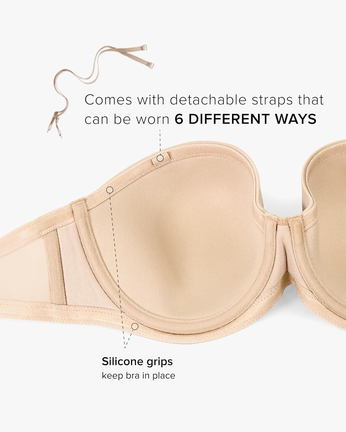 Wacoal Women's Red Carpet Strapless Bra - Image 5