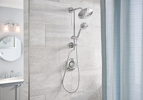 Miniatura 6 de Moen Cabezal de ducha de mano de 4 funciones de repuesto cromado ecológico, 164927