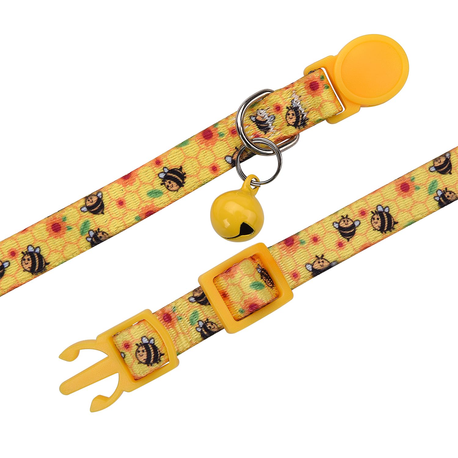 MarukoPet Cat Collar Breakaway with Bells, 3 Pack Girl Boy Pet Cat Collar with Bohemia Floral Tribal Geometric Patterns - Image 4