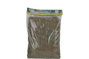 Authentic Used Brown Fishing Net 10 by 10 FT