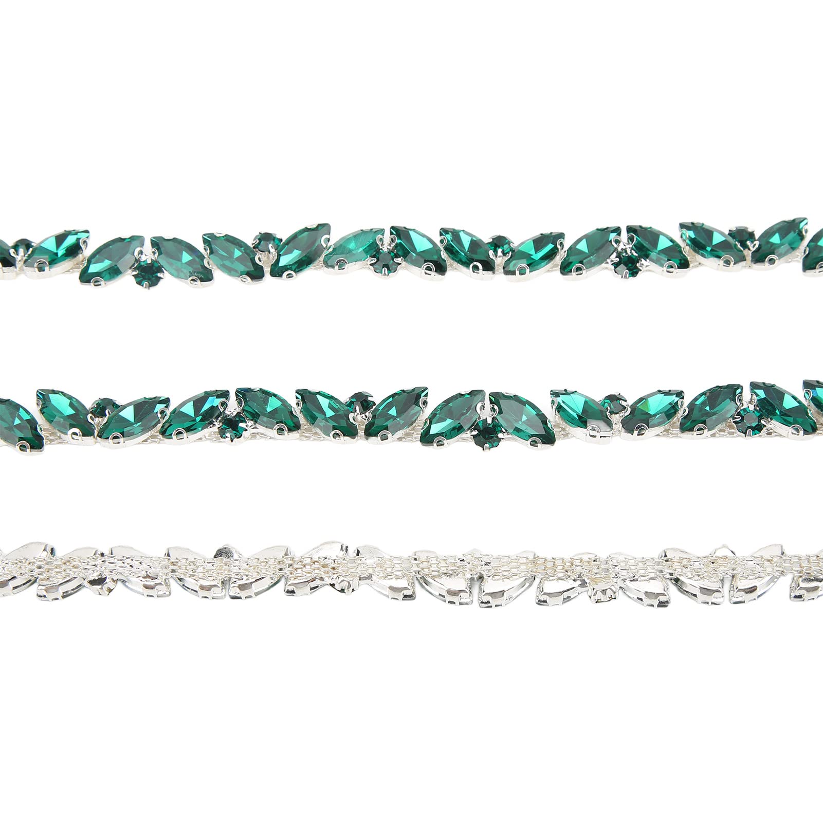 Chaîne à Strass Champagne Doré à Coudre - Pour Bijoux DIY, Vêtements, Décorations De Mariage Et Artisanat - 3