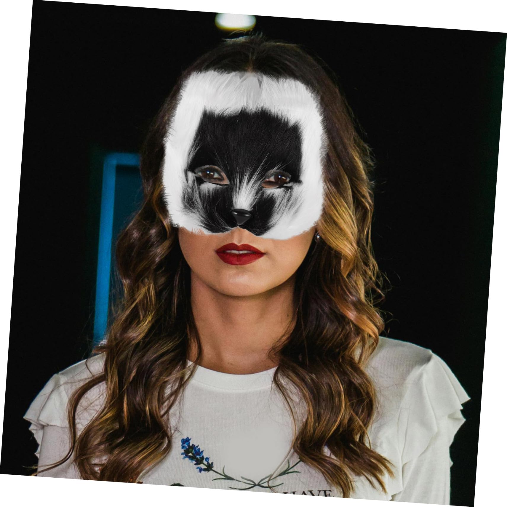 Healeved 5 Pezzi Maschera Maschera Fox per Cosplay e Halloween Design Creativo e Adatta Perfetta per e Party