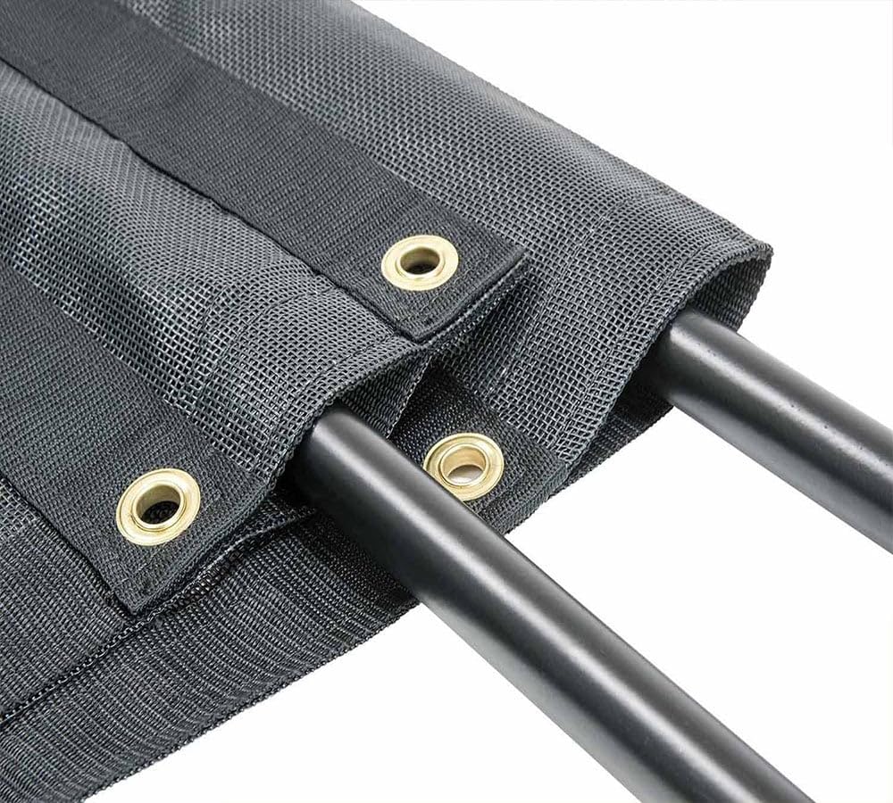 Mytee Products 7' x 12' Dump Truck Vinyl Coated Mesh Tarps Cover with 5 Inch 18oz Double Pocket