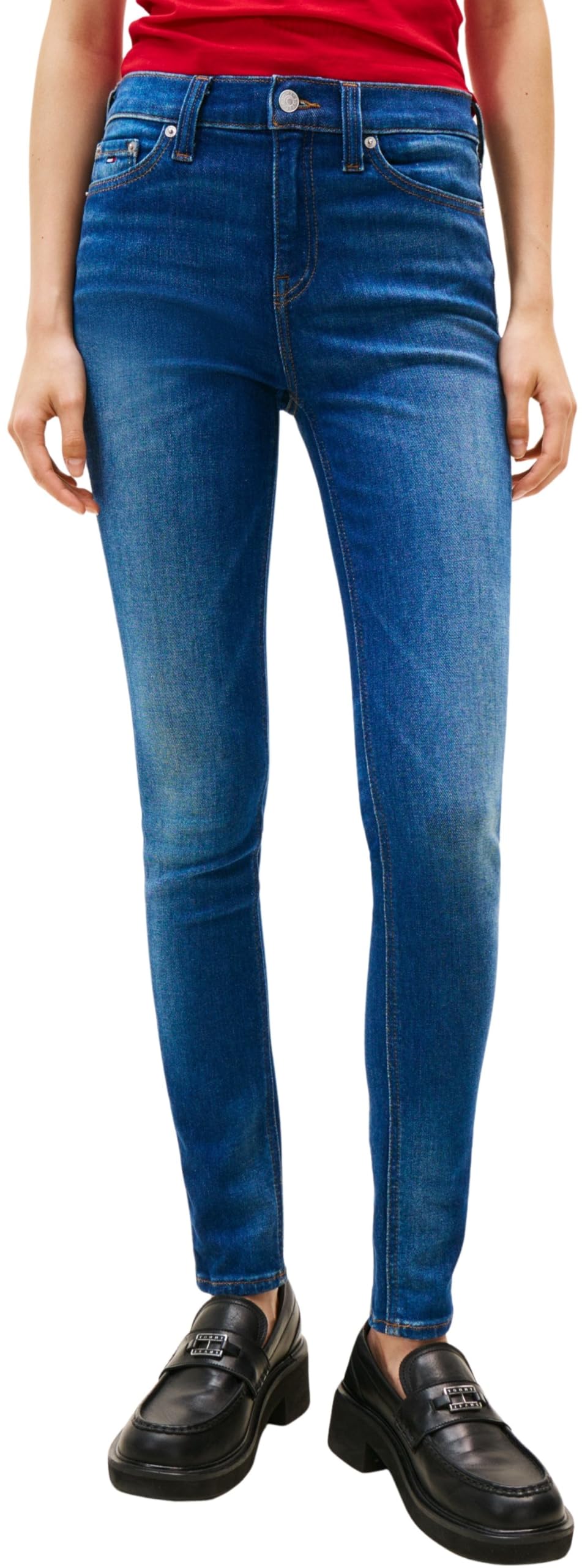 Tommy Jeans Damen Jeans Hose Nora Skinny Fit