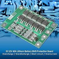 Vista 2 de DAOKI 2 unids placa de protección PCB 40A 3S Li-ion cargador de batería de litio PCB BMS placa de protección con equilibrio de carga para 40A motor