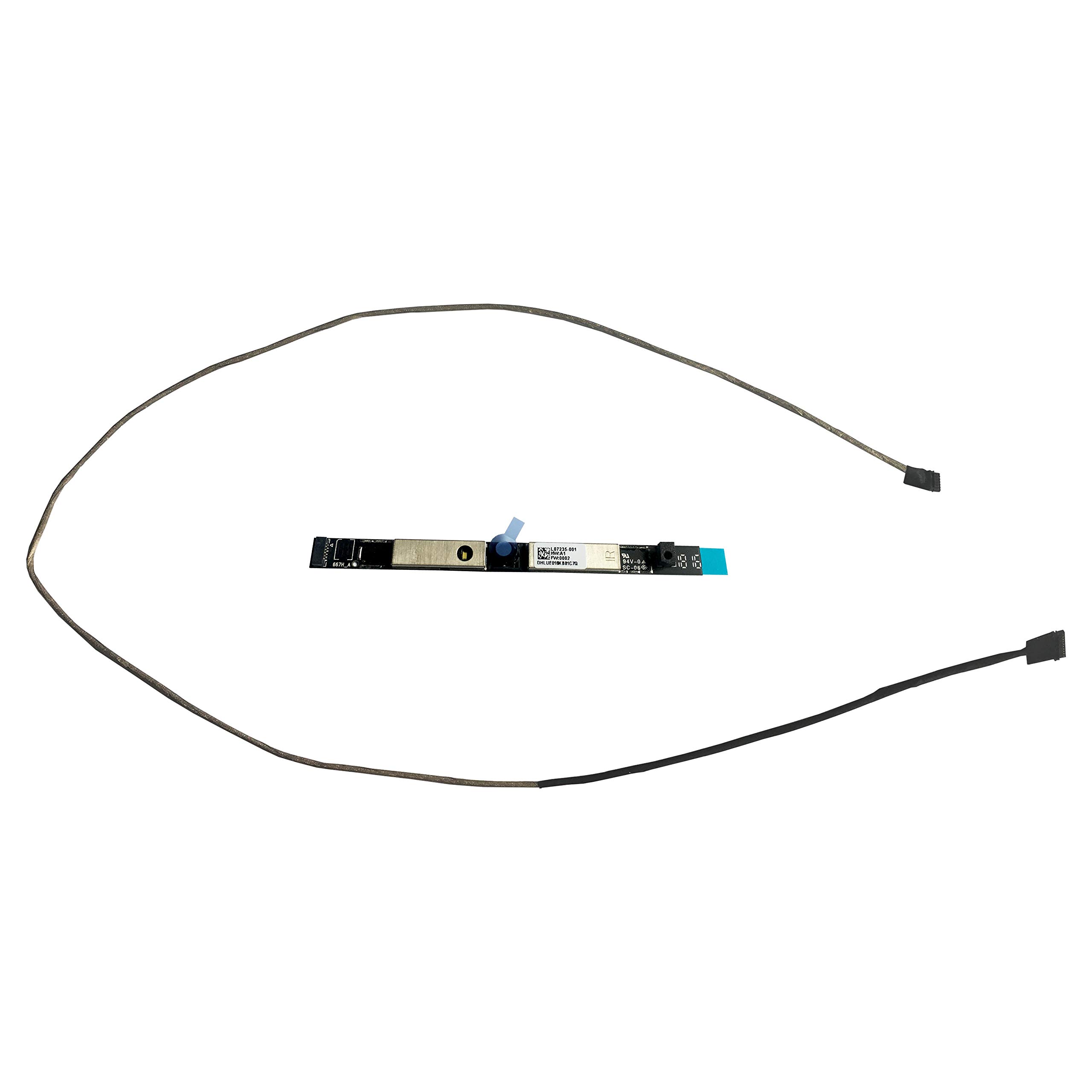 Rinbers Laptop Webcam Front Camera MIC with Flex Cable Replacement for HP Chromebook 11 G6 G7 EE 14 G5 TPN-Q203 L07235-001 (NOT for 11A G6 EE)