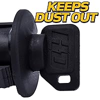 Vista 4 de HD Switch Kit de reconstrucción 925-06119C Interruptor de llave de encendido con llave de paraguas para Cub Cadet LT LTX LGT SLT GT GTX XT1 XT2
