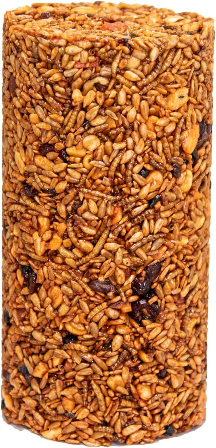 JCs Wildlife Squirrel Stopper Bugs Nuts & Berries Small Cylinder 1.5lbs