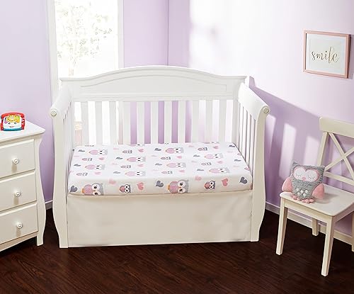 Miniatura 2 de EVERYDAY KIDS - Sábana bajera para cuna, 100% micro fibra suave, transpirable e hipoalergénica, se adapta al colchón de cuna tamaño estándar de 28
