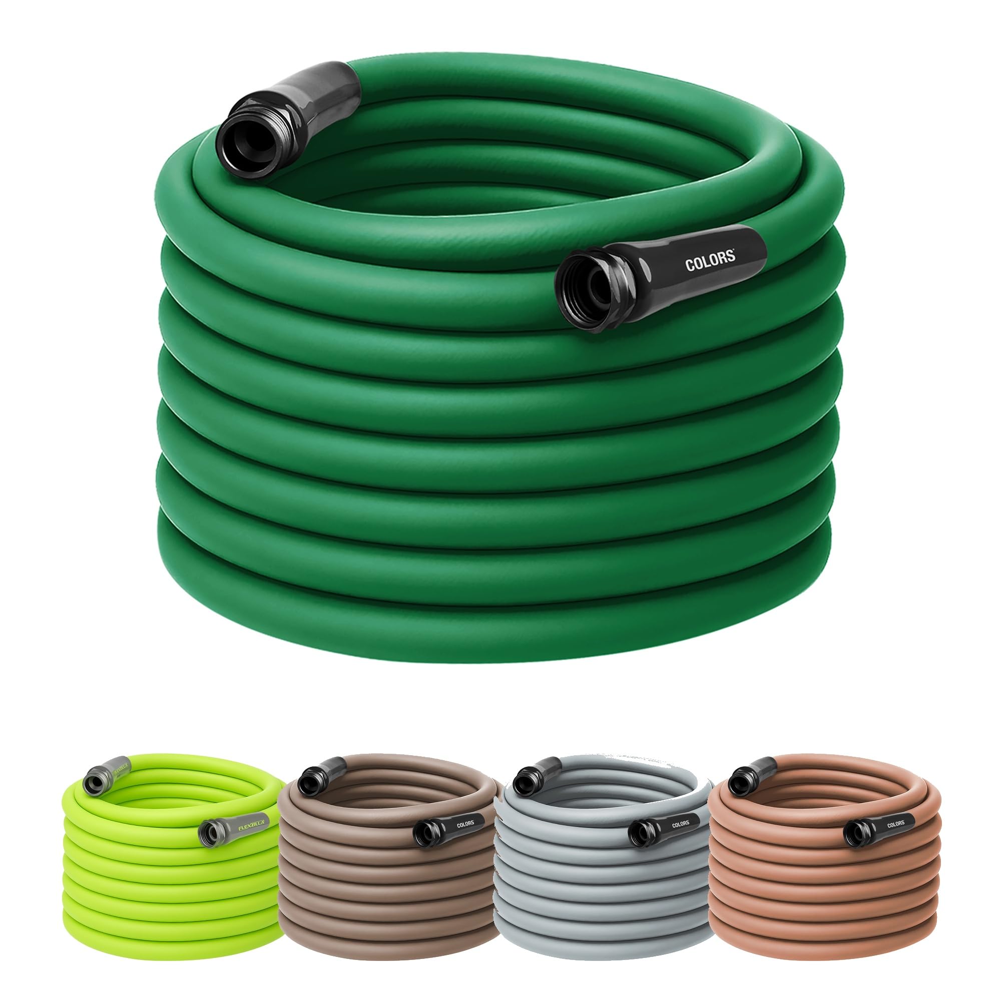Flexzilla HFZC5100GR-E Garden Hose, Forest Green, 100'