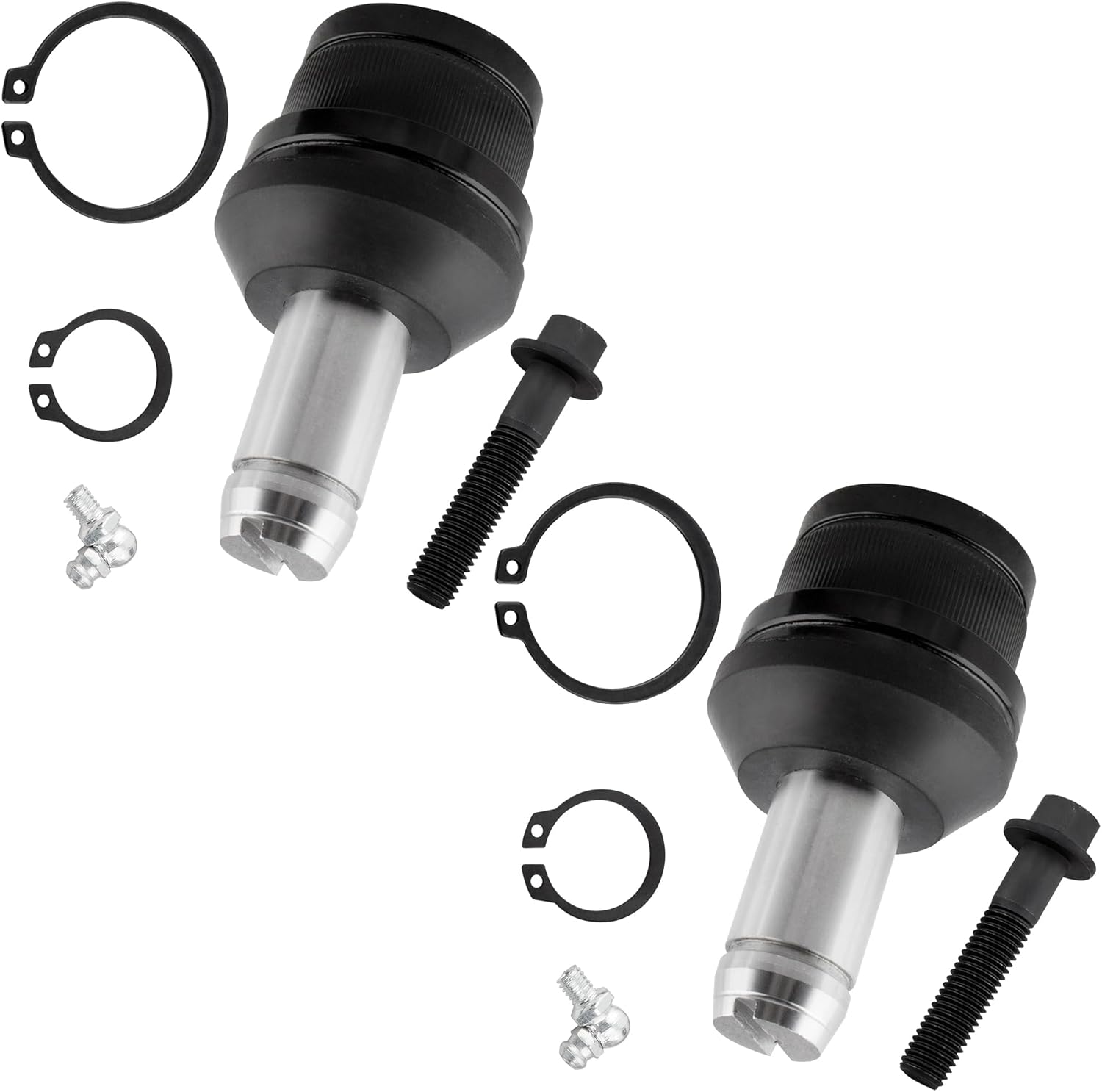 6pc Outer Tie Rod Ends and Front Upper Lower Ball Joints Kit ES2214 ES2215 K8673 K8676 for Ford Ranger 93-97 4WD, Explorer 93-94 4WD, for Mazda B3000/ B4000 93-97 4WD, Navajo 93-94 4WD