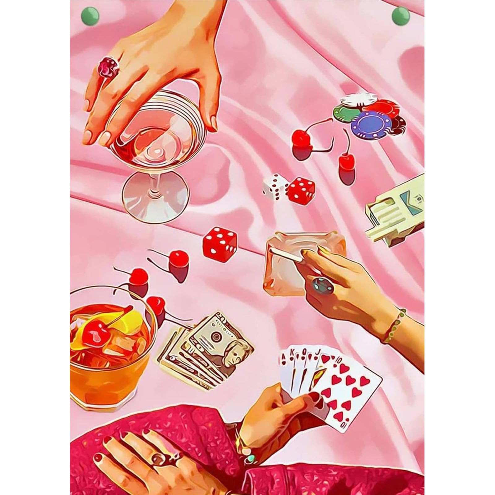 MAXBYE 5D DIY Kits De Peinture Diamant, Femme Élégant Diamond Painting