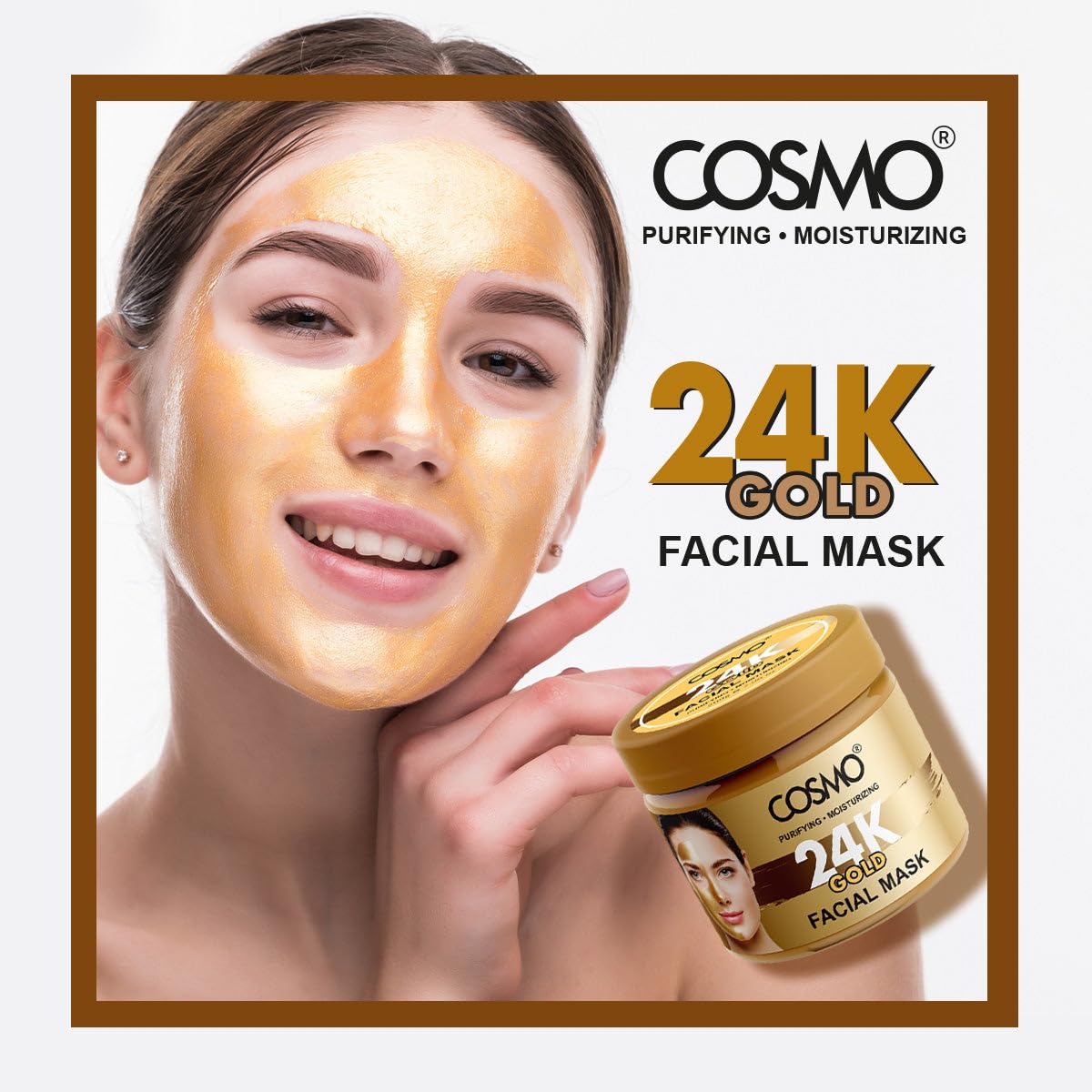 Amazon.com : Cosmo Skin Care 24k Gold Facial Face Mask 200g/7oz
