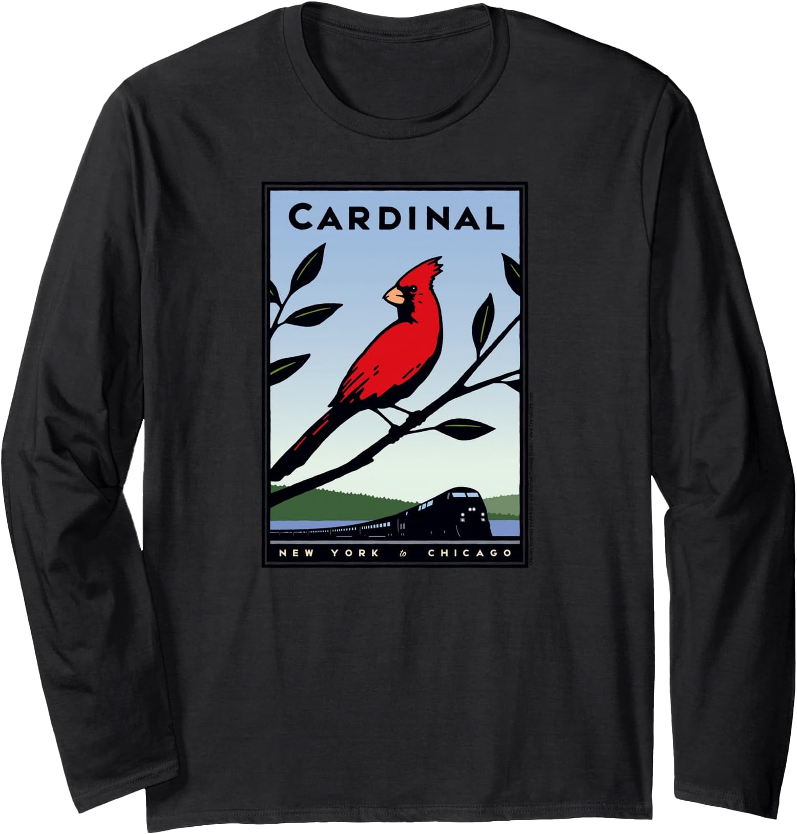 カーディナル(NYC~シカゴ) 長袖Tシャツ