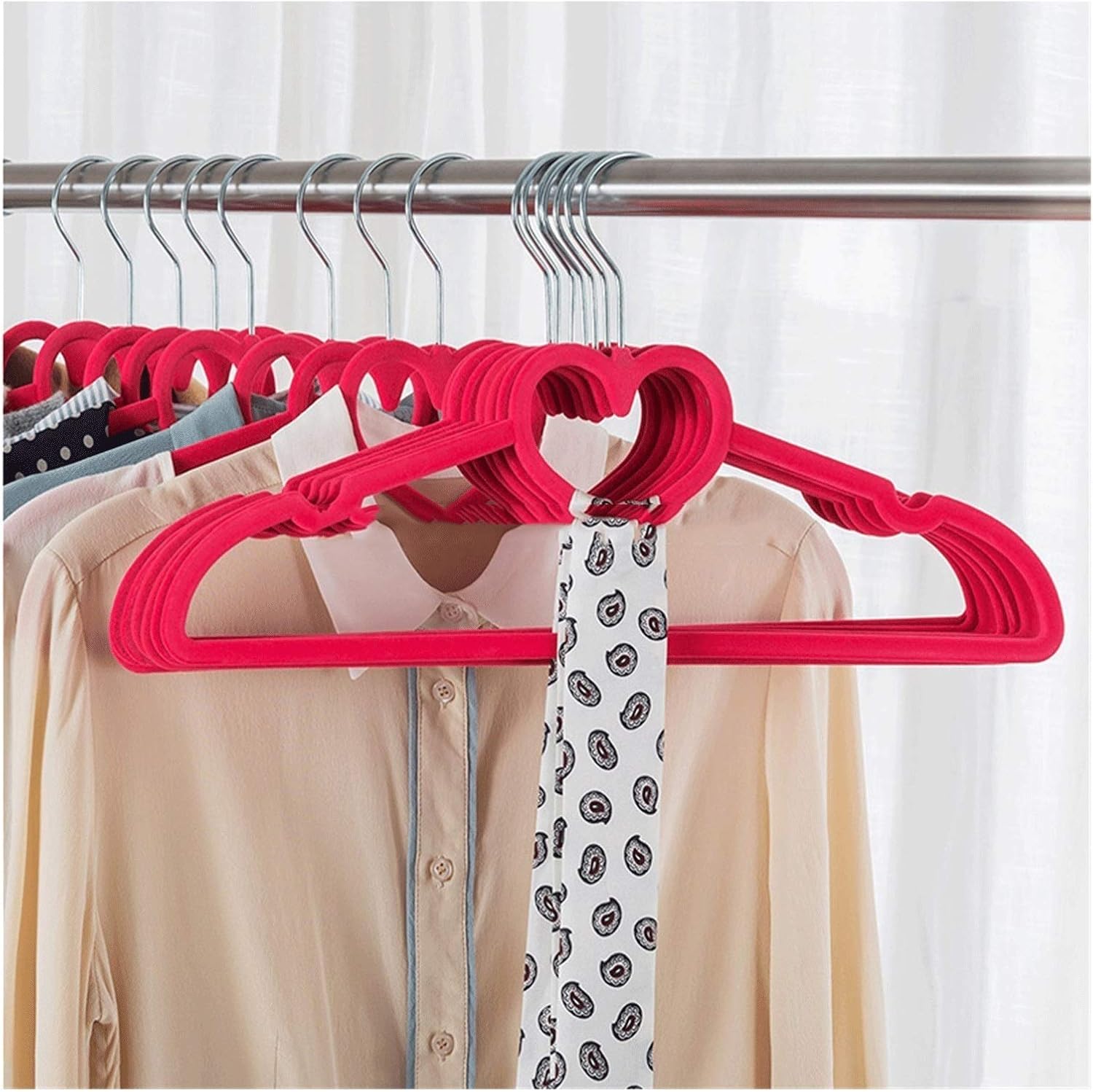 Wall Hanger 10 Pieces Colorful Velvet Clothes Hangers Loving Heart Velvet Coat Hanger Non-Slip Heart-Shaped Multifunction Hangers (Color : Black Size : 41.5x23x0.7cm) (Green 41.5x23x0.7cm)