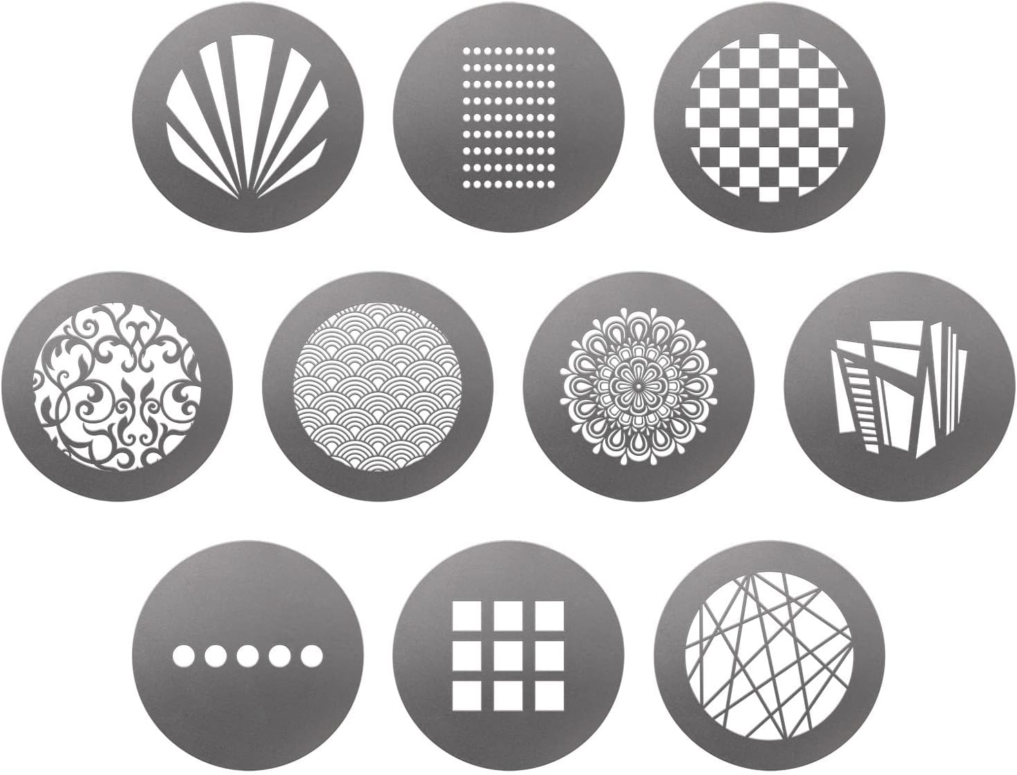 Westcott GOBO Pack: Pattern Designs (10-Pack) for use with Optical Spot by Lindsay Adler