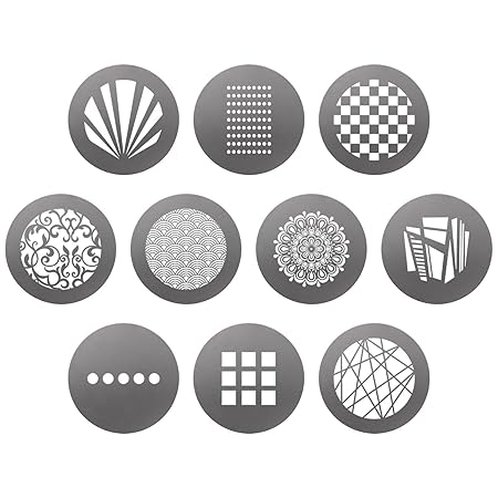 Westcott GOBO Pack: Pattern Designs (10-Pack) for use with Optical Spot by Lindsay Adler