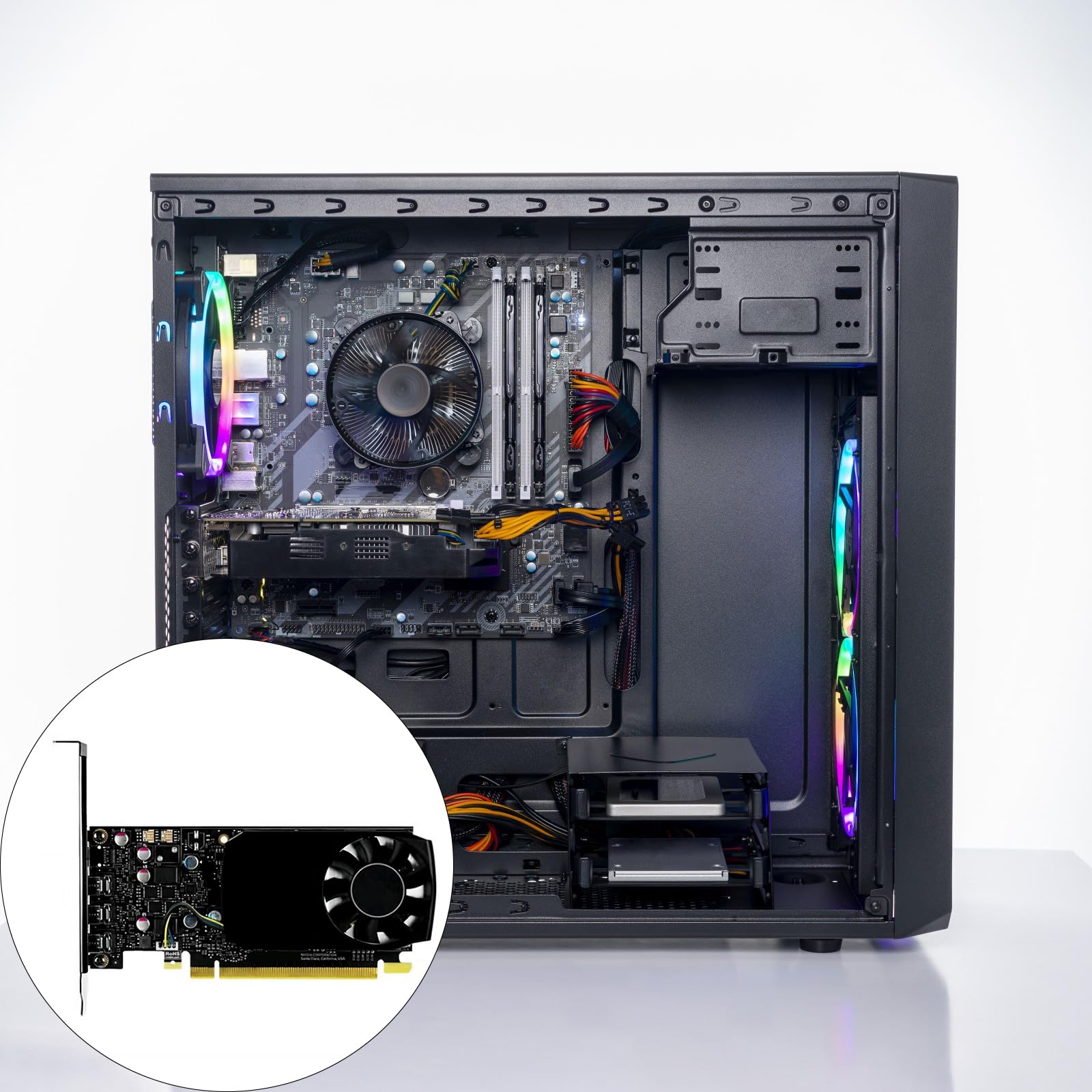 Scheda Grafica Professionale Entry P600 VRAM GDDR5 da 2 per Software Progettazione GPU Software ingegneria a Basso consumo e Fattore Forma