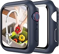 Vista 16 de Goton - Funda impermeable para Apple Watch 38 mm Series 3 2 1, protector de pantalla de vidrio templado, protección completa de policarbonato duro