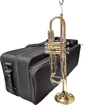 Trumpet Herche Superior Bb Trumpet M1 | Professional Instruments for all levels | MONEL VALVES | Rosebrass/Nickel-Silver/Gold | Solid Feel and Sound