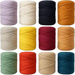 Kit 5 Fio De Malha Ecológico 5kg Residual Para Crochê Colorido 140m Reciclável Ecomalha (5)