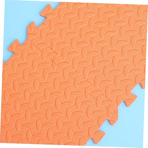Miniatura 2 de Kisangel Alfombra acolchada para niños, 6 unidades, azulejos de espuma, rompecabezas de piso, tapete extragrande, azulejos de Eva, tapete de