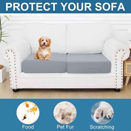 Miniatura 337 de Smiry Fundas de cojín de sofá con estampado, fundas de sofá elásticas y suaves para sofá, funda de sofá antideslizante lavable protector de muebles
