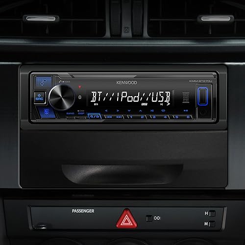Miniatura 6 de KENWOOD KMM-BT270U Receptor Estéreo de Medios Digitales Bluetooth para Automóvil con Puerto USB  Radio AMFM, Reproductor MP3, LCD de Alto Contraste,