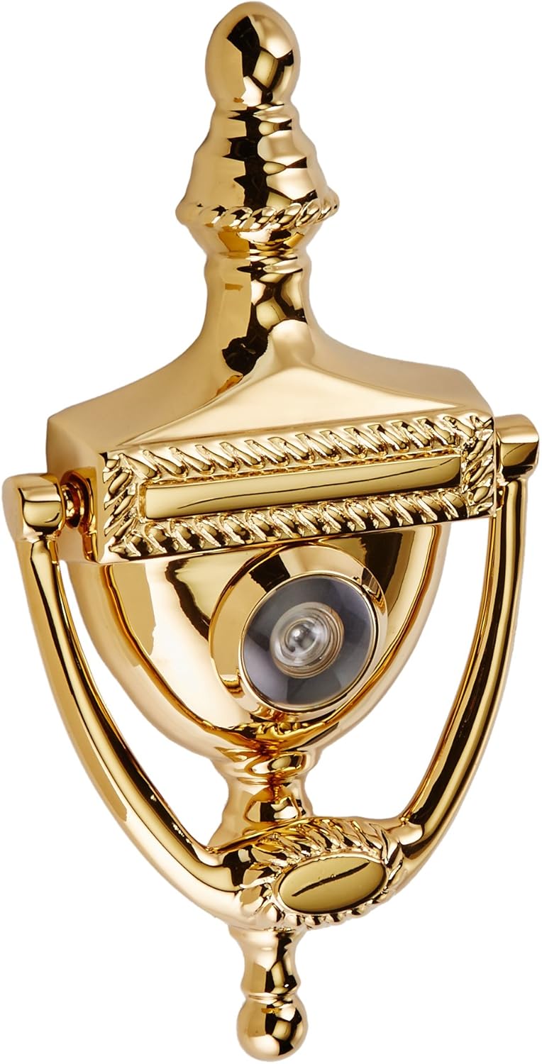 Deltana DKVR6CR003 Victorian Rope Design and 3-7/8-Inch Center to Center Door Knocker Viewer