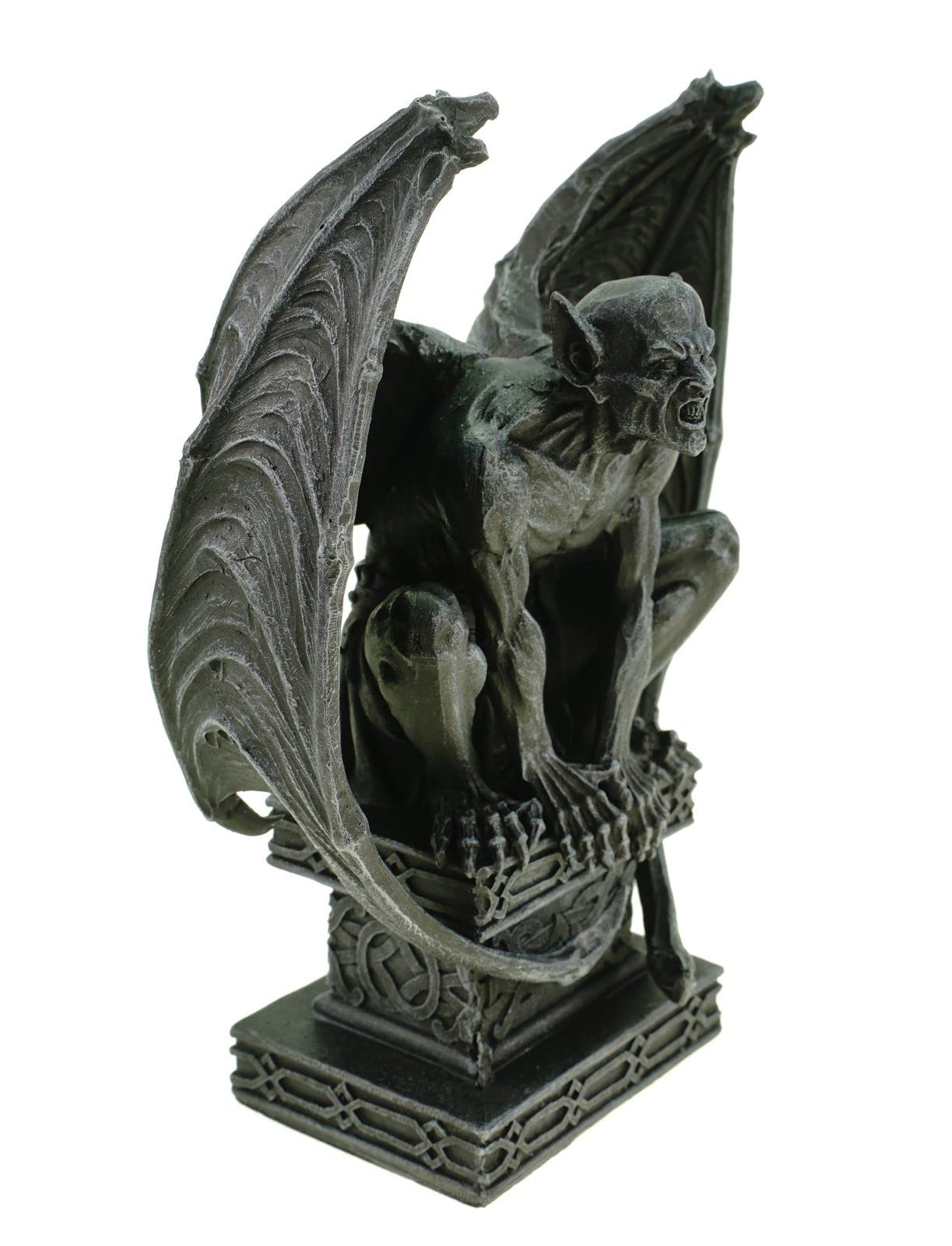 Vogler Medianoche Demonio con Oscilante sobre Base Dämon Gárgola 19CM Figura