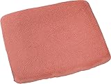 Odenwälder Frottee-Bezug für Wickelauflagen 75 x 85 cm (Beerenrosa Cranberry)