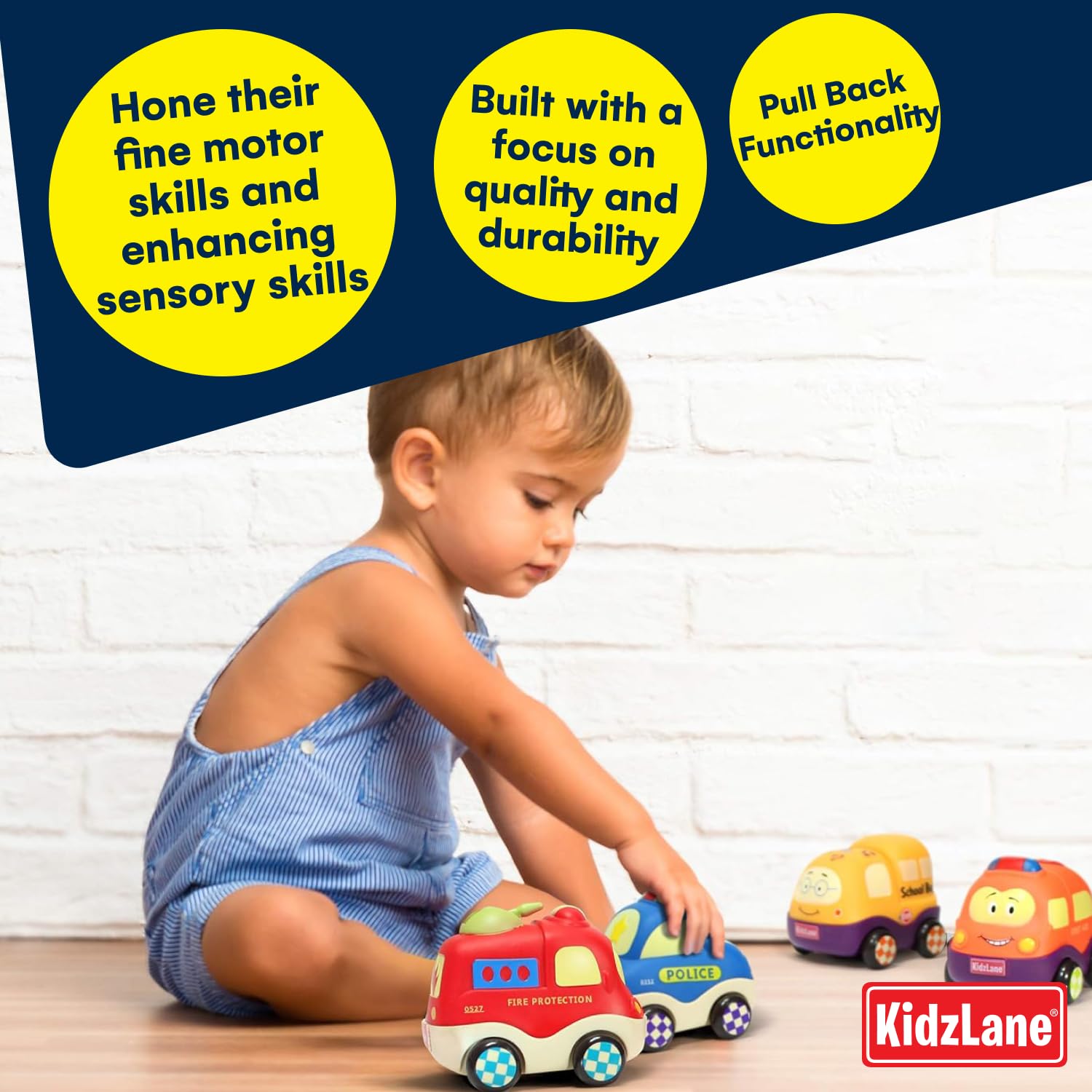 Amazon | Kidzlane プルバックカー 幼児用 | 赤ちゃん用おもちゃの車 1 Amazon | Kidzlane プルバックカー 幼児用 | 赤ちゃん用おもちゃの車 1