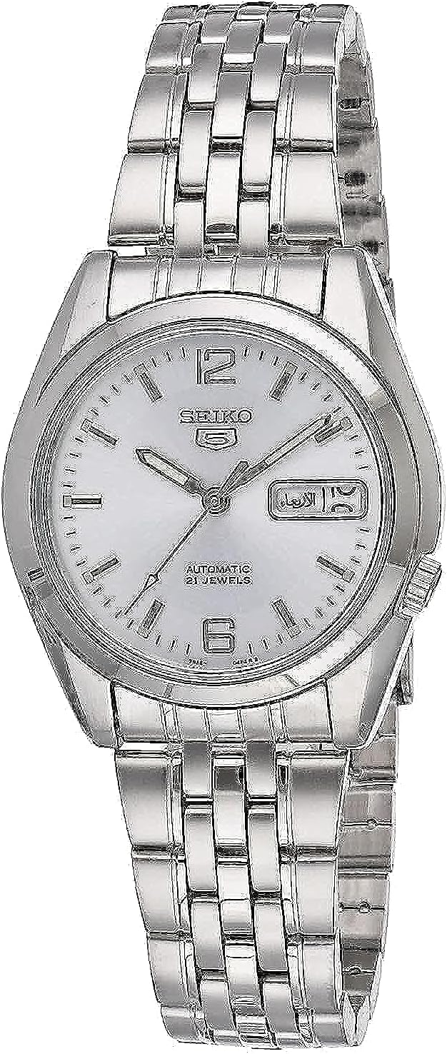 Seiko Orologio Uomo Automatico Con Cinturino In Acciaio Inox, Quadrante Arancione, Modello SNKL81K1, Impermeabile 3 Bar - 2