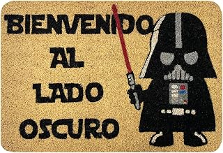 Acomoda Textil – Felpudo Coco Natural Ecológico Animado Dibujos y Frases. Felpudo Resistente y Antideslizante, Ideal para Interior y Exterior en Puertas de Hogar, Jardín y Oficina. (Star Wars)