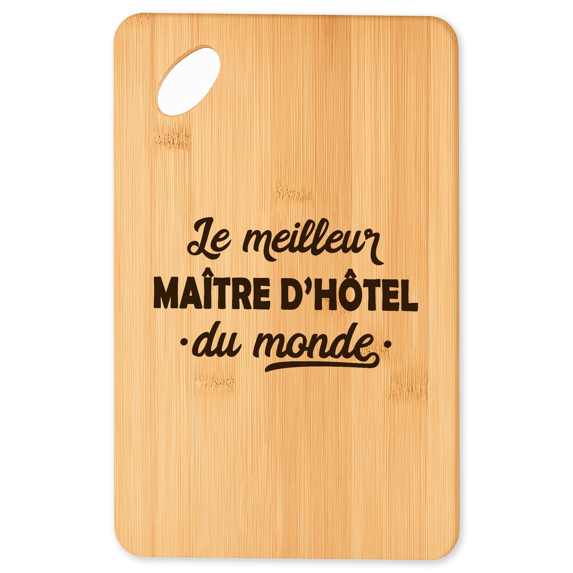 Planche à découper en bambou Super Maitre dhotel 2 pour la cuisine et les apéritifs entre amis