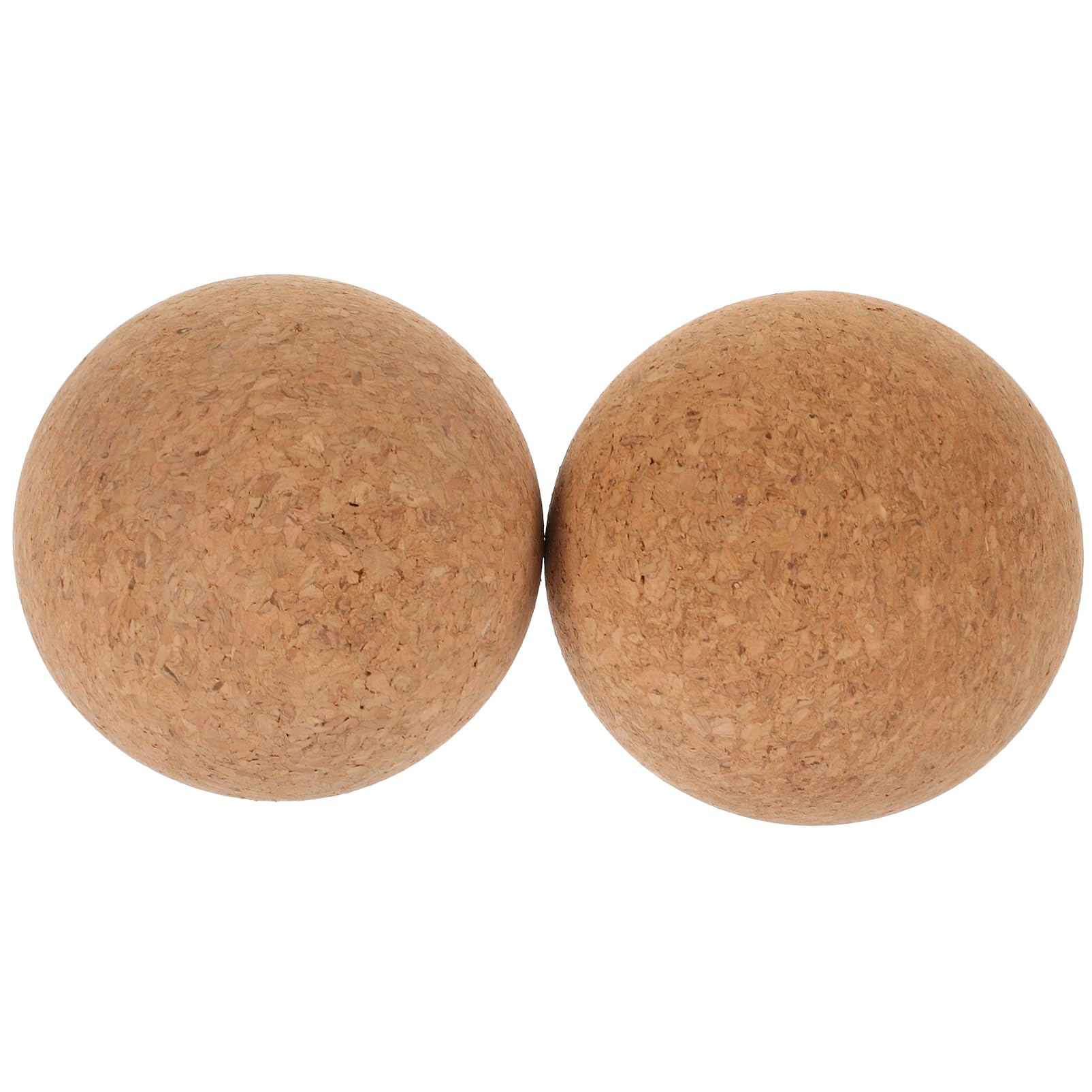 Healvian Balles de Massage en Liège 2 Pièces Ø100mm, Rouleaux de Massage Musculaire, Balle de Yoga Pratique, pour Soulager Tensions Dorsales et Cervicales, Fitness et Bien-domicile