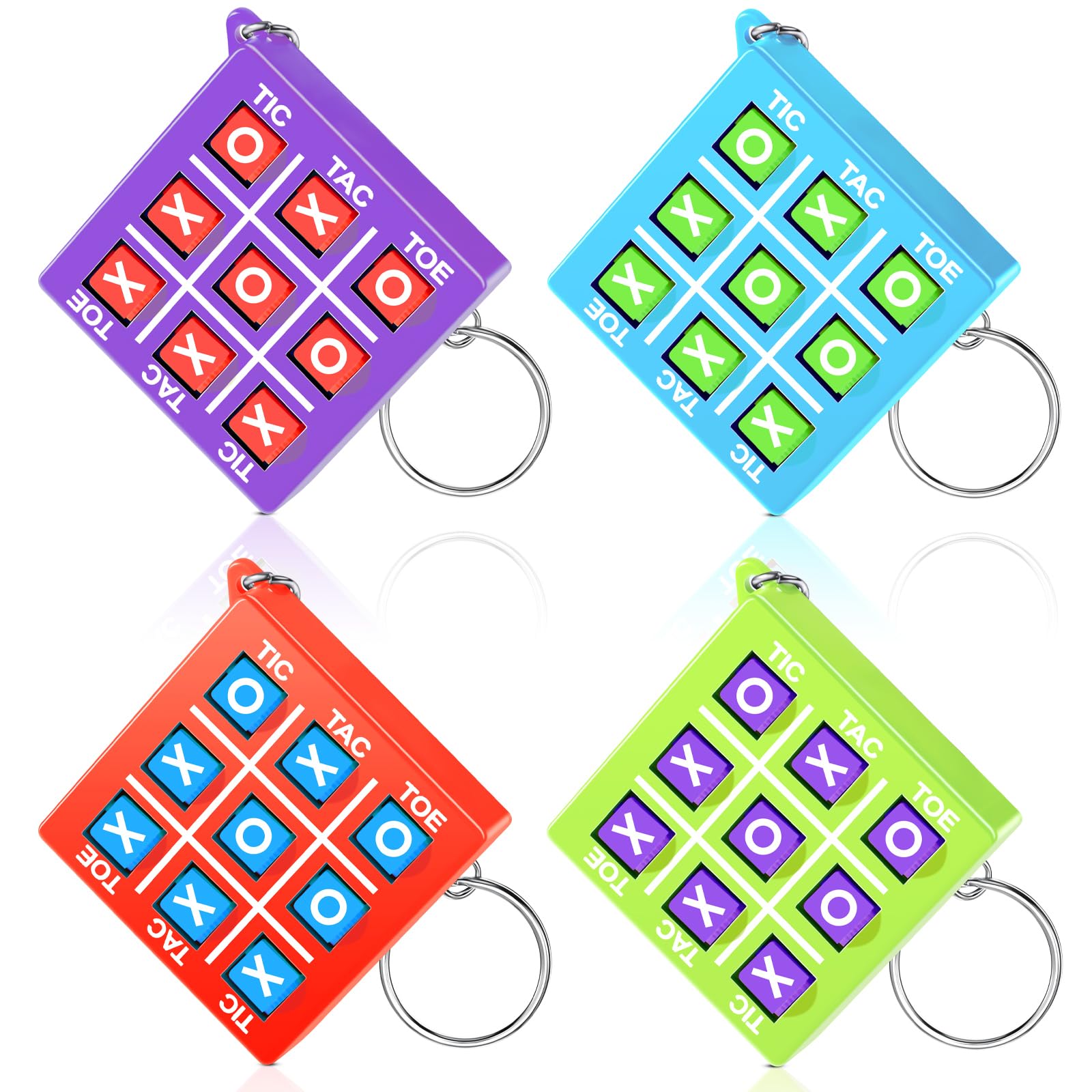 Amazon.com: Hicarer Tic Tac Toe Keychain for Kids Ages 8-12 Party