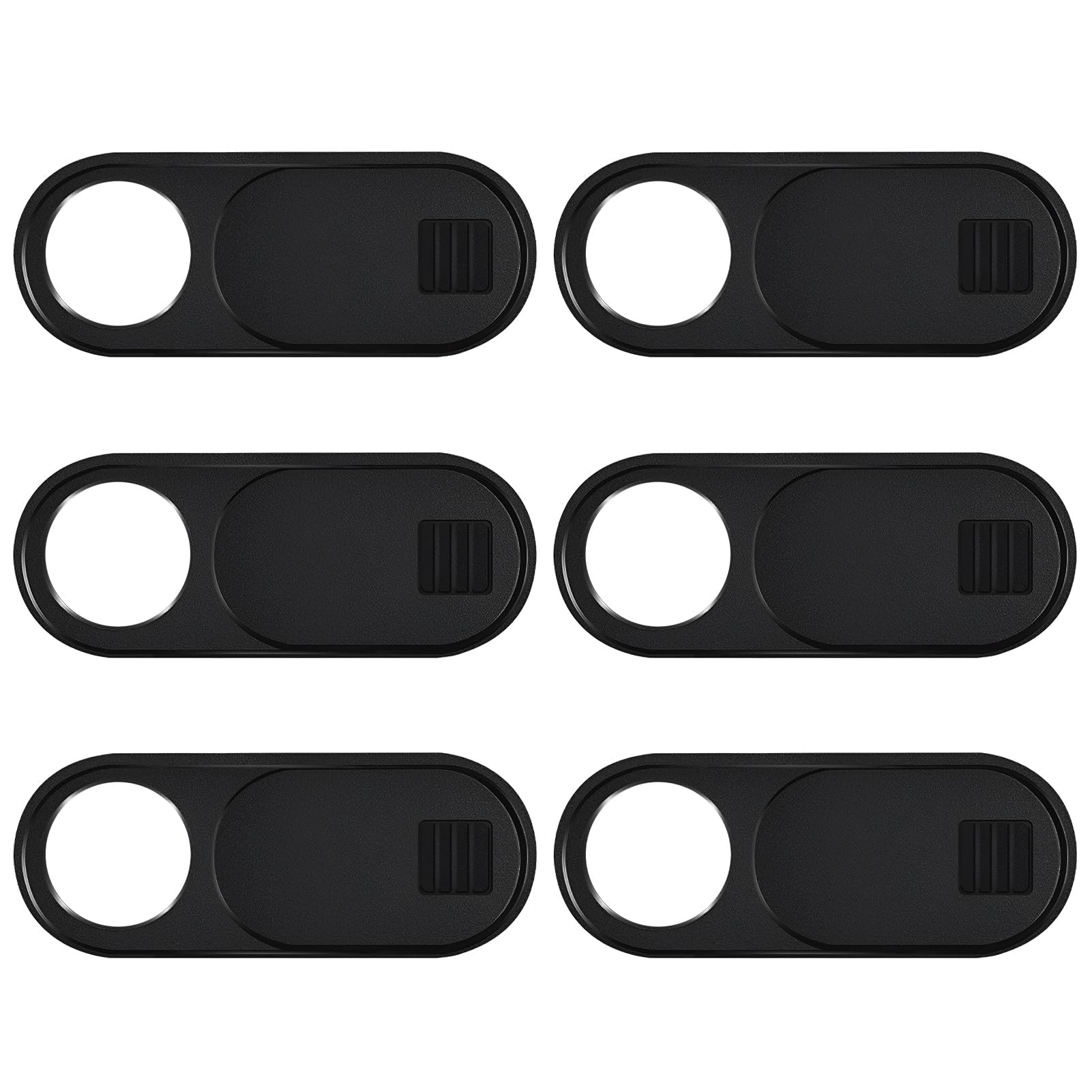 6 Pezzi Copri Webcam, Webcam Cover PC Portatile Ultra Sottile Copertura Camera Slider Nero per Laptop PC Computer Portatile Phone Tablet Smartphones Noteboook Tesla Model 3 Y MacBook