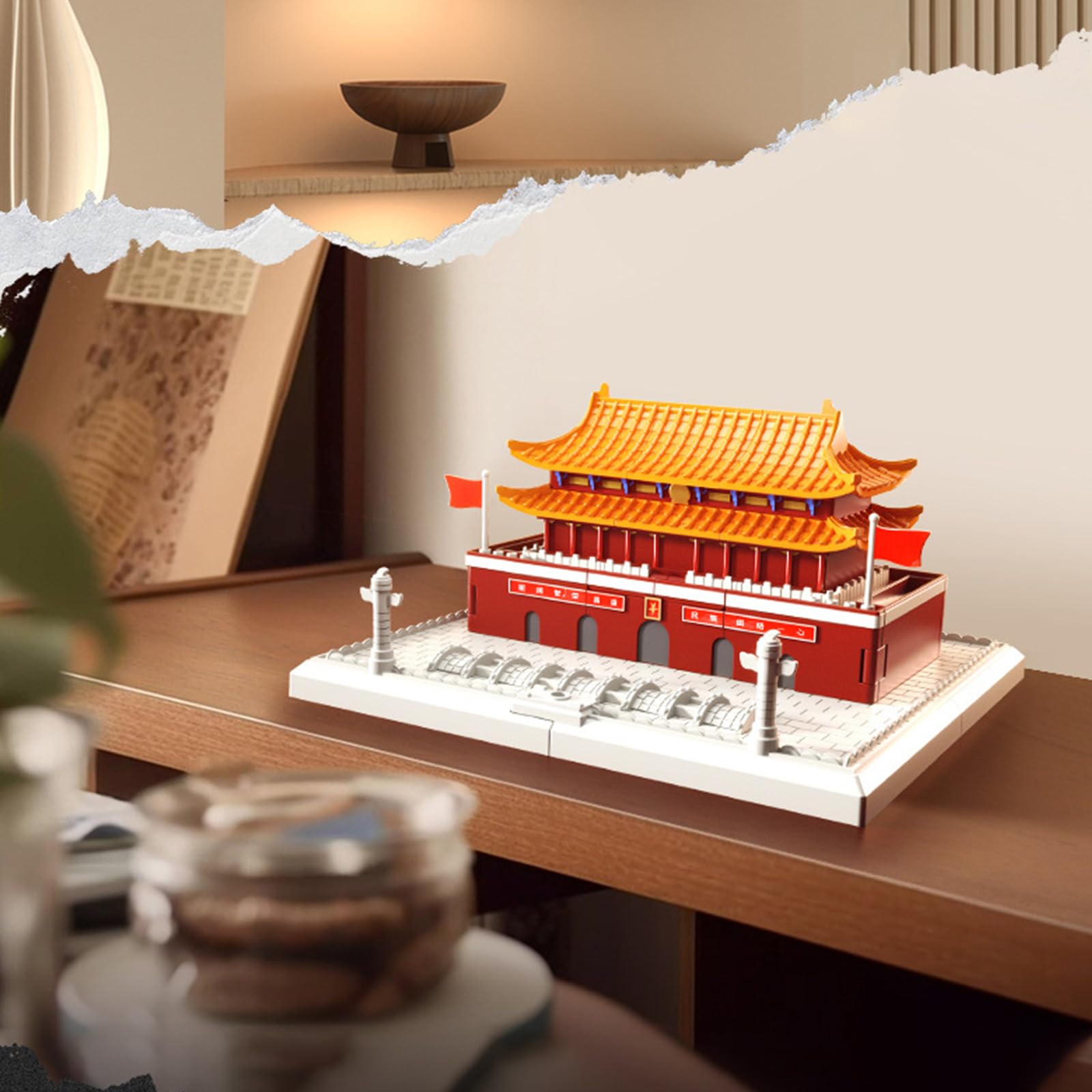 Realistische Tiananmen Beschützer Mecha Robotermodell Legierungs Actionfigur mit verformbarem Design für Anzeige und Rollenspiel Tiananmen Verteidiger Generalspielzeug