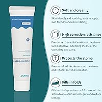 Vista 3 de Pasta de relleno de ostomía 2 oz,Pasta de barrera de piel de estoma,Suministros de ostomía,1 tubo