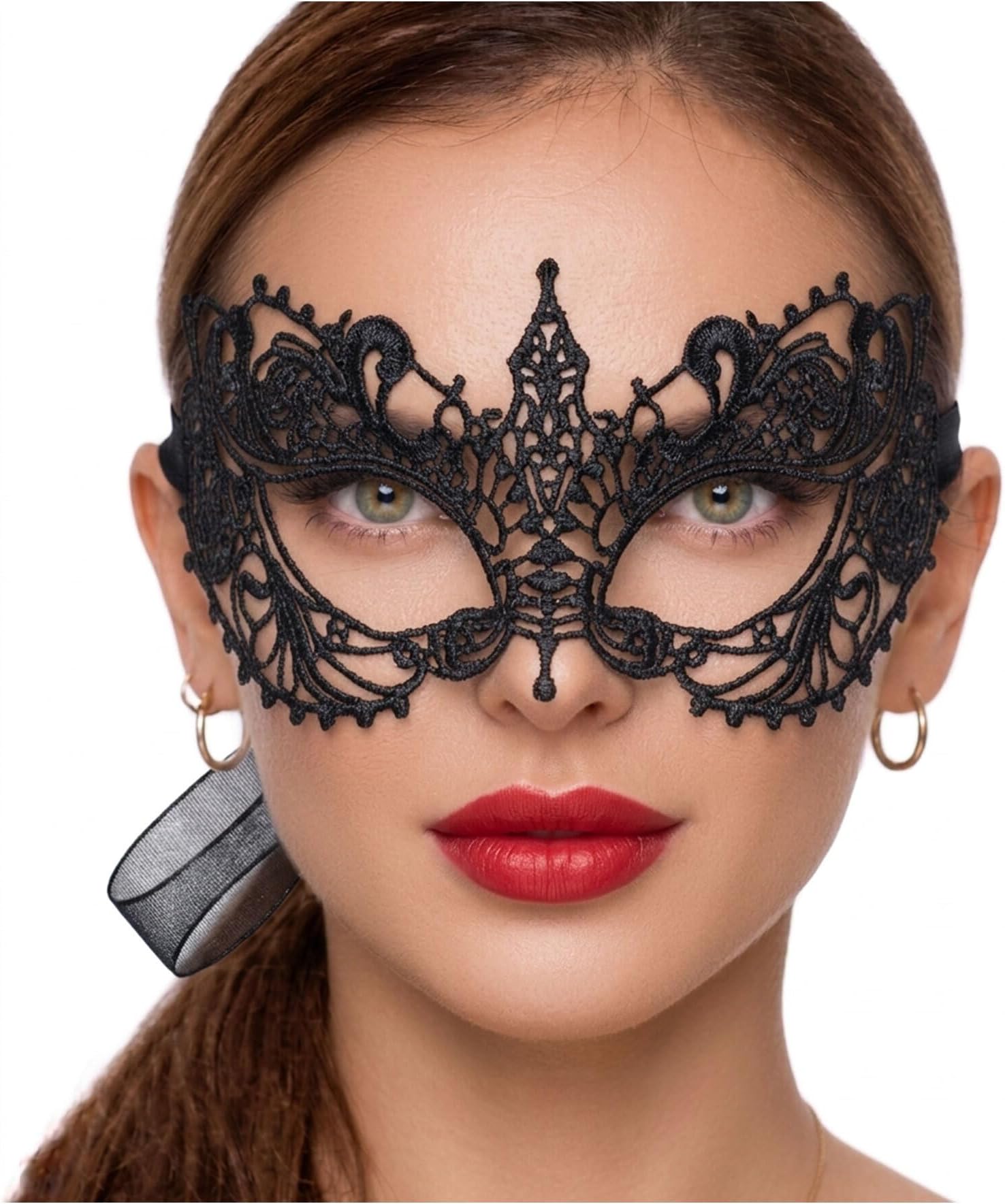 - Masquerade Mask For Women Lace Masquerade Mask for Masquerade Party, Proms, Venetian Party, Mardi Gras, Halloween & Cosplay