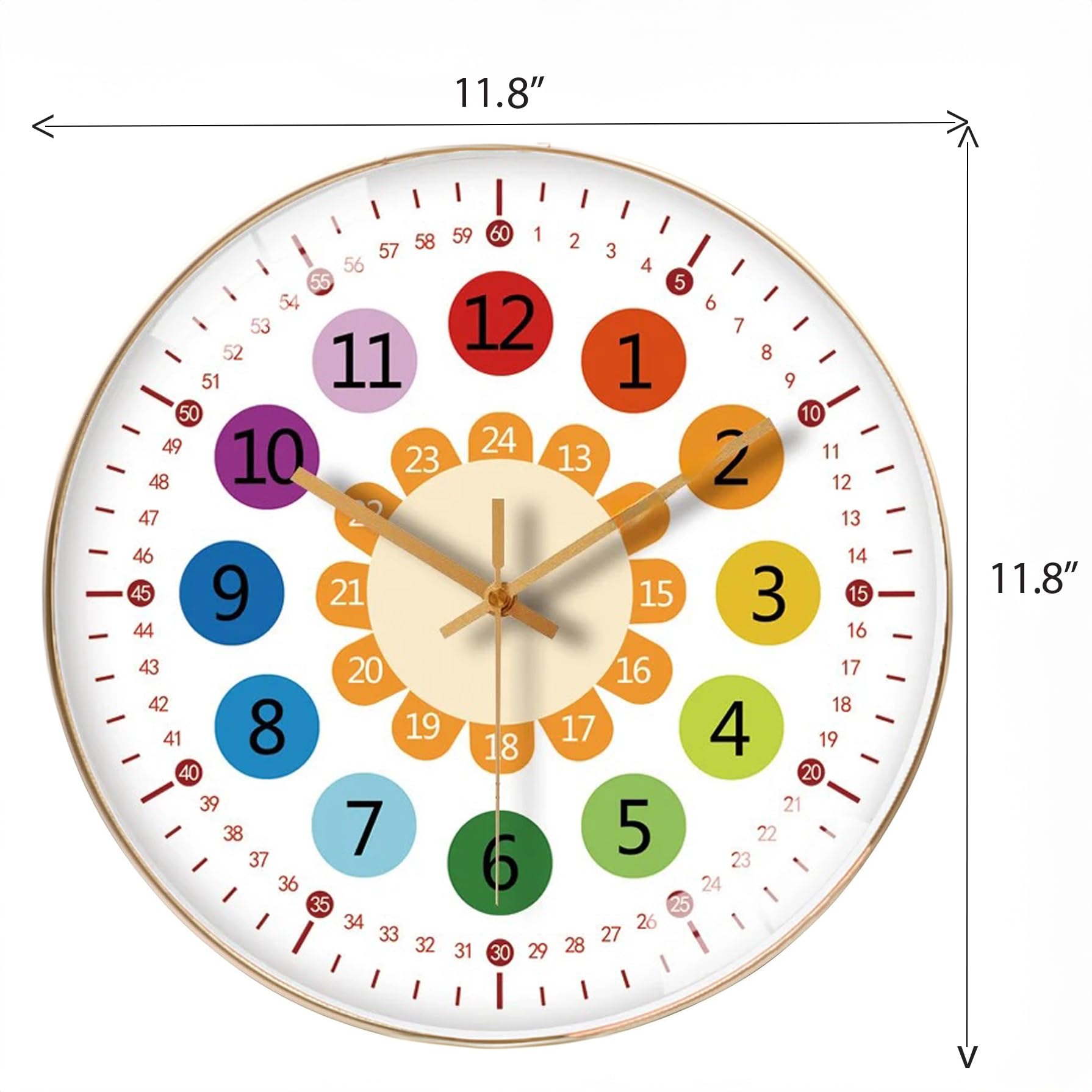 Amazon.com: IQ Time Explorer: Vibrant Wall Clock for Little
