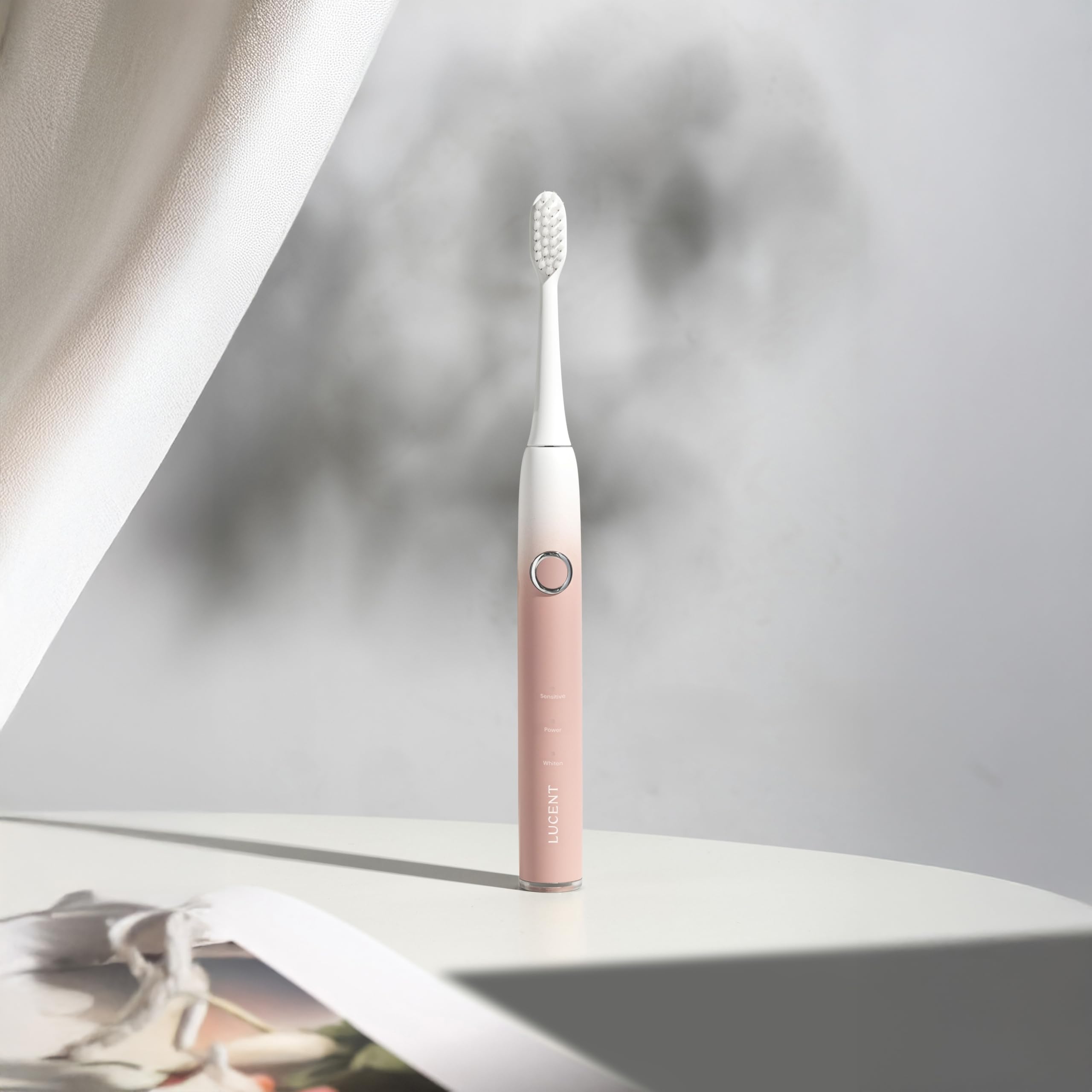 Spark Sonic Elektrische Zahnbürste. Stilvoll, sanft und effektiv, 25 Tage Akkulaufzeit, wasserdicht (Pink Happiness)