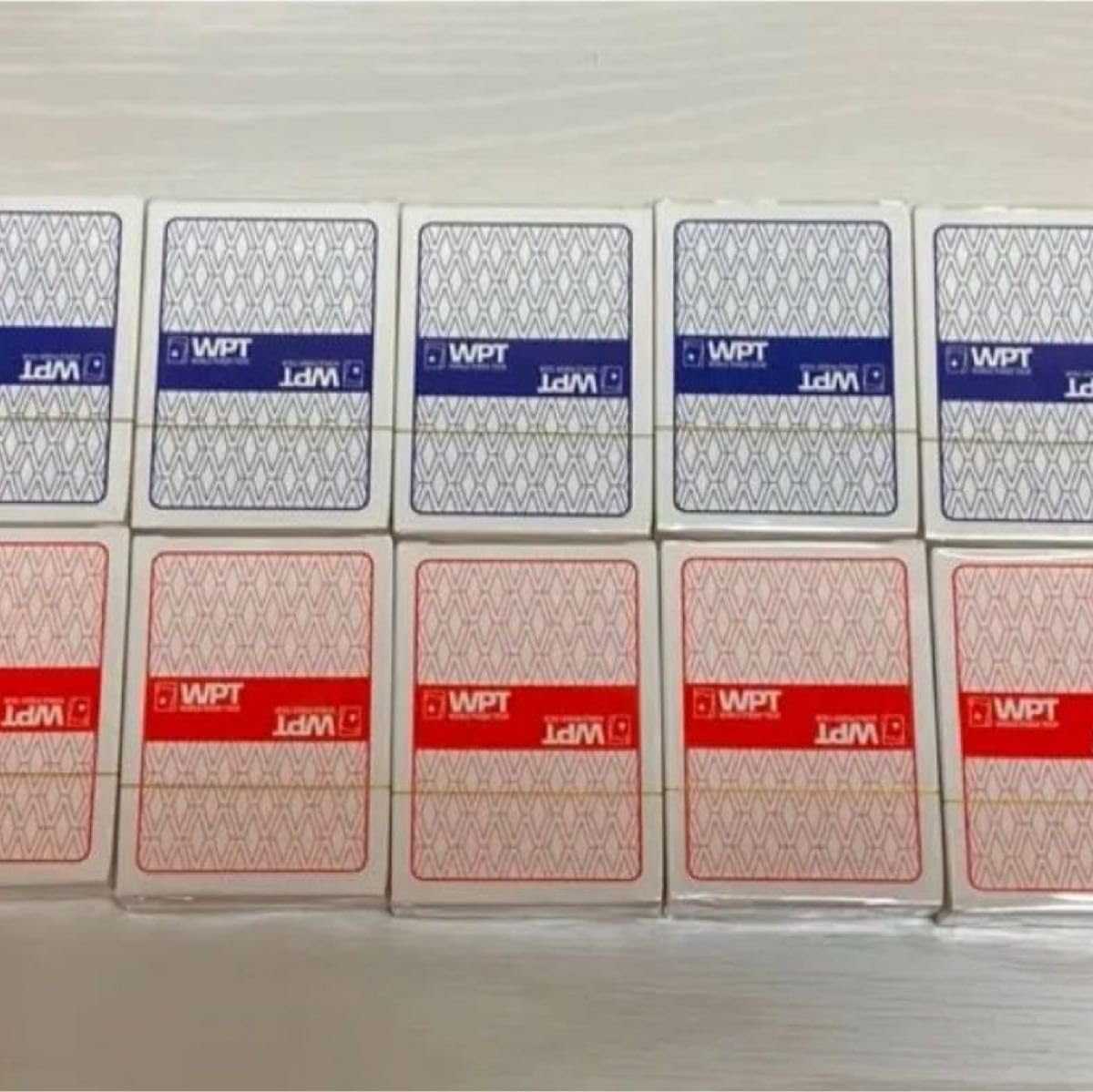 ノーブランド品☆【完売間近】 WPTポーカートランプ 赤・青 5セット 中