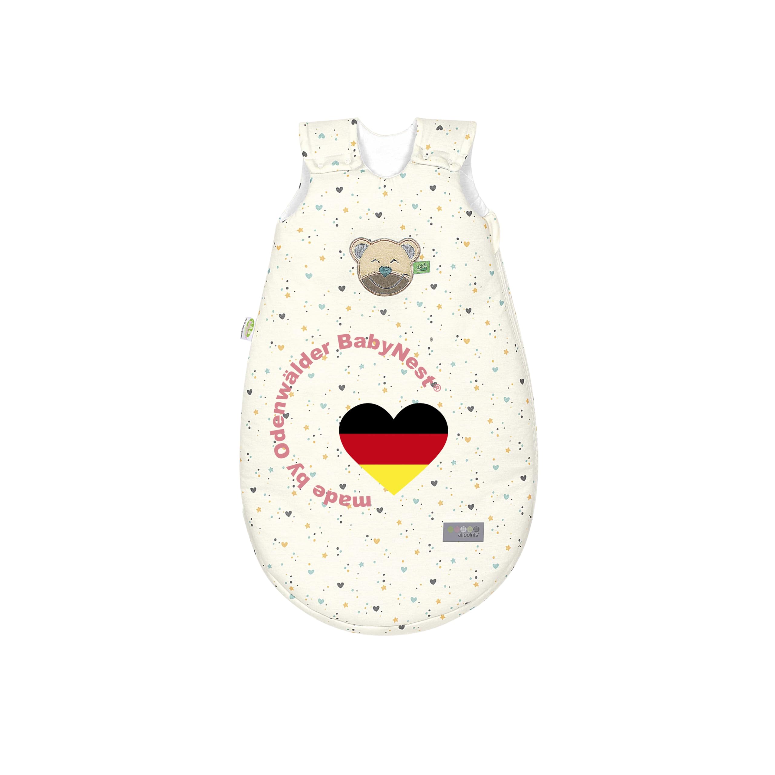 Odenwälder Baby Schlafsack mit Mucki® | Allrounder 2,5 TOG | Ganzjahres Schlafsack