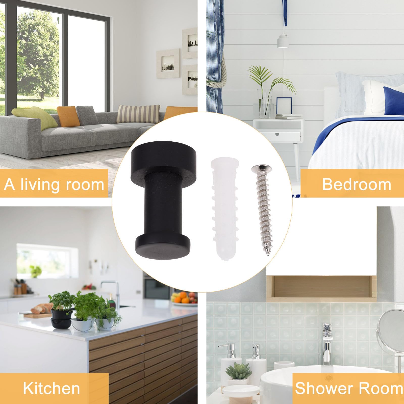 Ciieeo 4 Piezas Gancho Para Toallas De Baño Ganchos De Baño Toalla De Cocina Percheros Perchas Para Toallas Ganchos Para Colgar En La Pared Multifuncional Muro Latón Grúa De Puerta